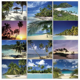 Premium Appointment Calendar - Beaches Promotional Custom Imprinted With Logo