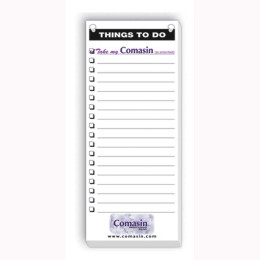 3-1/2" x 8-3/8" 4-Color Process Scratch Pad Promotional Custom Imprinted Logo