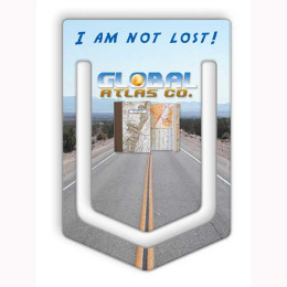 Plastic Clip Bookmark - 4 Color FREE Promotional Custom Imprinted With Logo