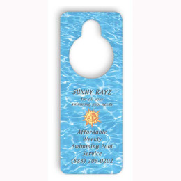 Cardstock Door Knob Hanger - 4 Color FREE Promotional Custom Imprinted With Logo Cardstock Door Knob Hanger - 4 Color FREE Promotional Custom Imprinted With Logo