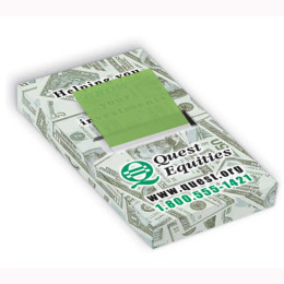 Pull and Place Flag Dispensers - 4 Color FREE Promotional Custom Imprinted With Logo