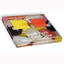 Double Pull and Place Flag Dispenser - 4 Color FREE Promotional Custom Imprinted With Logo