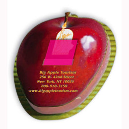 Plastic Molded Flag Dispenser - Apple Promotional Custom Imprinted With Logo