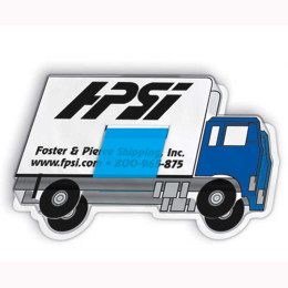 Plastic Molded Flag Dispenser - Truck Promotional Custom Imprinted With Logo