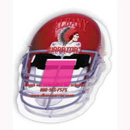 Plastic Molded Flag Dispenser - Helmet Promotional Custom Imprinted With Logo