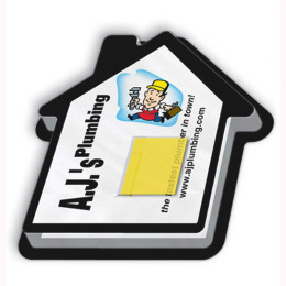 Plastic Molded Flag Dispenser - House Promotional Custom Imprinted With Logo