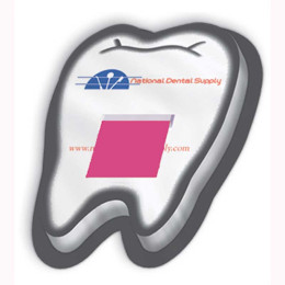 Plastic Molded Flag Dispenser - Tooth Promotional Custom Imprinted With Logo