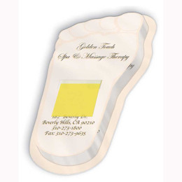 Plastic Molded Flag Dispenser - Foot Promotional Custom Imprinted With Logo