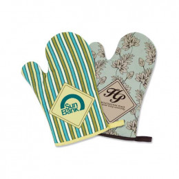 Therma-Grip Designer Series Oven Mitts Promotional Custom Imprinted With Logo
