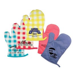 Therma-Grip Oven Mitts Promotional Custom Imprinted With Logo