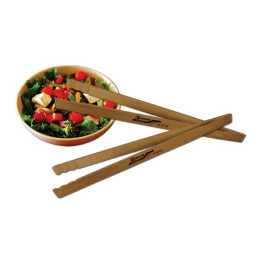 Bamboo Tongs Promotional Custom Imprinted With Logo