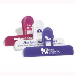 Tiger-Lock Bag Clip - 6" Promotional Custom Imprinted With Logo