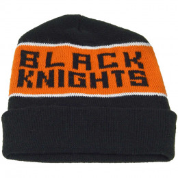 Jacquard Knit Beanie With Cuff and Knit-In Letters Promotional Custom