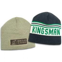 Contemporary Style Jacquard Knit Beanie With Screen Print Promotional Custom Imprinted With Logo
