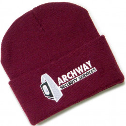 Premium Knit Beanie With Cuff - Embroidered Promotional Custom Imprinted With Logo