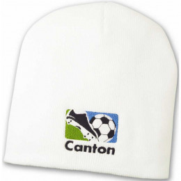 Premium Knit Beanie - Embroidered Promotional Custom Imprinted With Logo