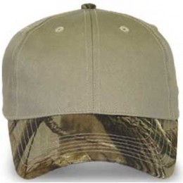 Khaki/Realtree AP Camo Visor Structured Cap Promotional Custom Imprinted With Logo Khaki/Realtree AP Camo Visor Structured Cap Promotional Custom Imprinted With Logo