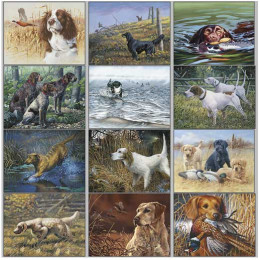 Premium Appointment Calendar - Remington Hunting Dogs Promotional Custom Imprinted With Logo