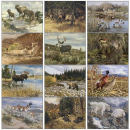 Premium Appointment Calendar - Remington Untamed Wilderness Promotional Custom Imprinted With Logo