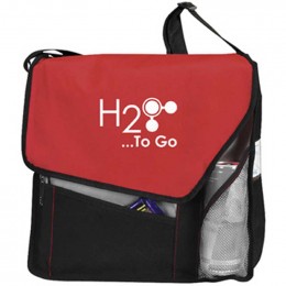 Slant Flap Messenger Bag Promotional Custom Imprinted With Logo