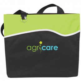 Two Tone Wave Bag Promotional Custom Imprinted With Logo