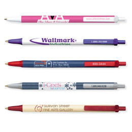 BIC Clic Stic Pen Promotional Custom Imprinted With Logo