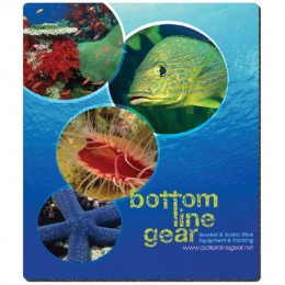 8 x 9-1/2 Firm Surface Mouse Pad - 1/8 thick Promotional Custom Imprinted With Logo