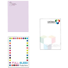 2" x 3" Sticky Notepads - 50 sheets - 4 Color FREE
