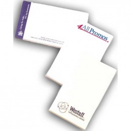 2 1/2"x3" Sticky Notes - 100 Sheets - 4 Color FREE Custom Imprinted With Logo