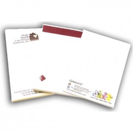 4" x 6 Sticky Notepads - 100 Sheets - 4 Color Promotional Custom Imprinted Logo