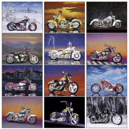 Premium Appointment Calendar - Custom Bikes Promotional Custom Imprinted With Logo