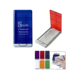 Microfiber Screen Cleaner in Case Promotional Custom Imprinted With Logo