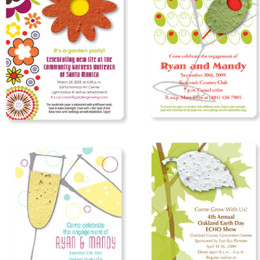 Invitations and Announcements Promotional Custom Imprinted With Logo