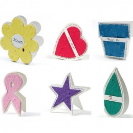 Small Folding Enclosure Tags Promotional Custom Imprinted With Logo