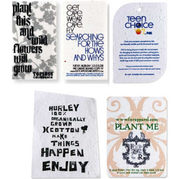 Custom Products Seed Hangtags Promotional Custom Imprinted With Logo