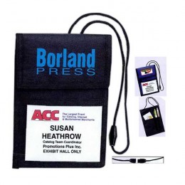 Deluxe ID/ Badge Holder Promotional Custom Imprinted With Logo