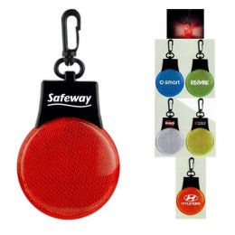 Flashing Reflector Light Promotional Custom Imprinted With Logo