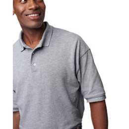Anvil 50/50 Pique Sport Shirt - Color Promotional Custom Imprinted With Logo