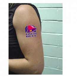 Medium Square Custom Temporary Tattoos - 2" x 2" Promotional Custom Imprinted
