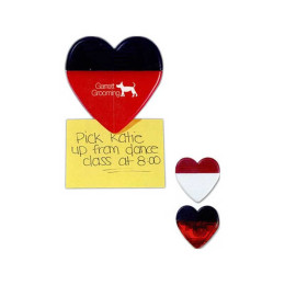 Heart Shape clip Promotional Custom Imprinted With Logo
