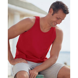Anvil Cotton Tank - Color Promotional Custom Imprinted With Logo