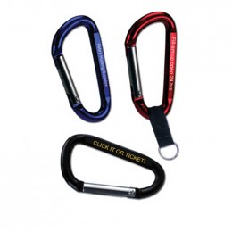 3" Large Carabiner Promotional Custom Imprinted With Logo