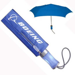 Gellas Flat Umbrella with Gel-Filled Handle Promotional Custom Imprinted With Logo Gellas Flat Umbrella with Gel-Filled Handle Promotional Custom Imprinted With Logo