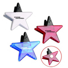 Star Magnet Clip - No Set-Up Fee Promotional Custom Imprinted With Logo