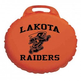 Round Vinyl Stadium Cushions - 13.5 Diameter x 1.5 Promotional Custom Imprinted