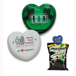 Heart Keep-it Clip Promotional Custom Imprinted With Logo