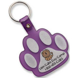 Paw Key Ring Promotional Custom Imprinted With Logo