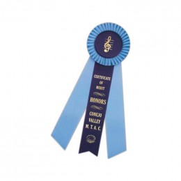 Custom Rosette - 881 Promotional Custom Imprinted With Logo Custom Rosette - 881 Promotional Custom Imprinted With Logo