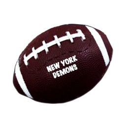 6 Inch Rubber Football Promotional Custom Imprinted With Logo