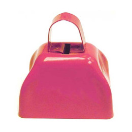 3 Inch Pink Metal Cowbell Promotional Custom Imprinted With Logo 3 Inch Pink Metal Cowbell Promotional Custom Imprinted With Logo